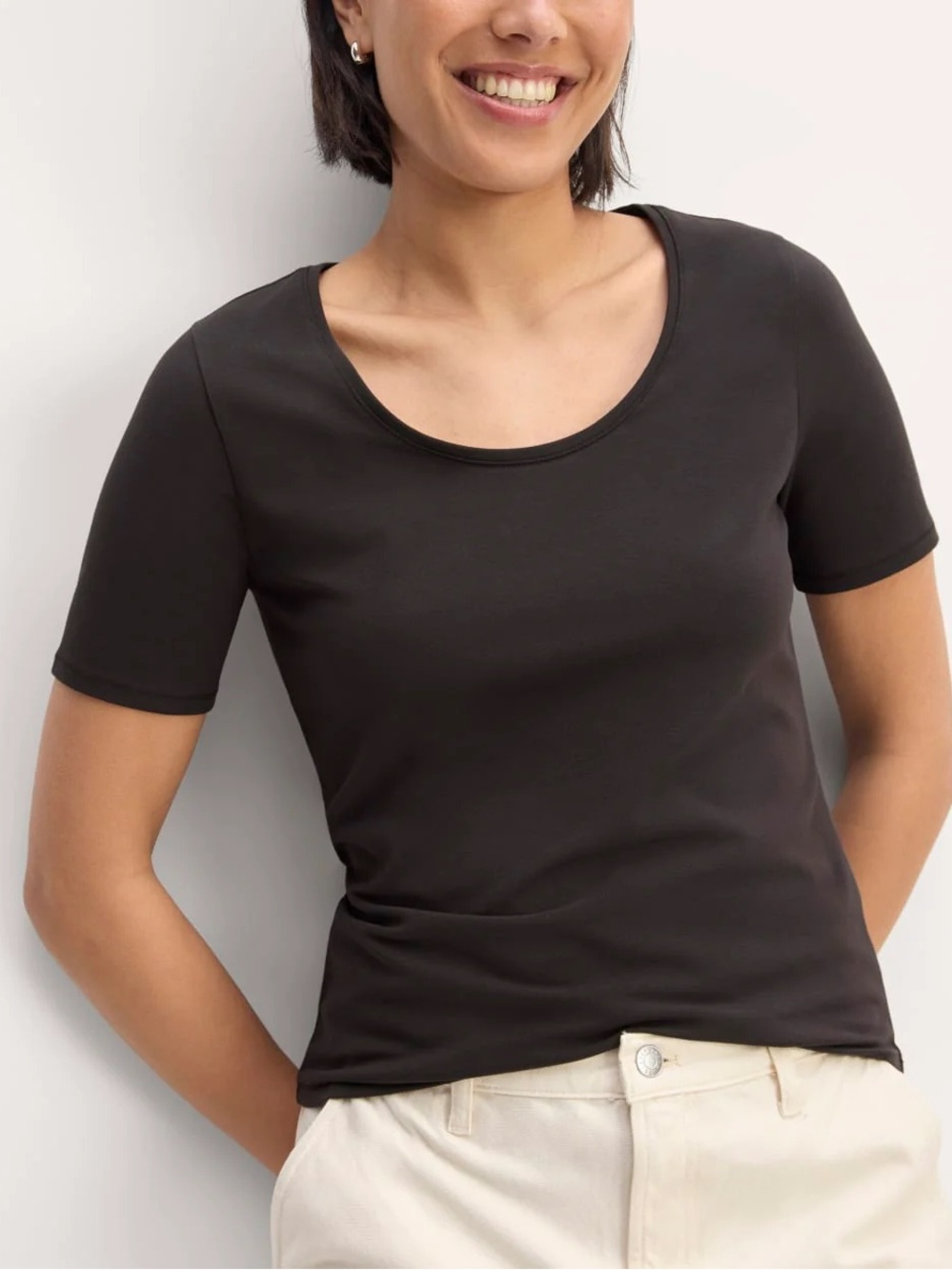 Everlane The Form Scoop Neck Tee Size: XL